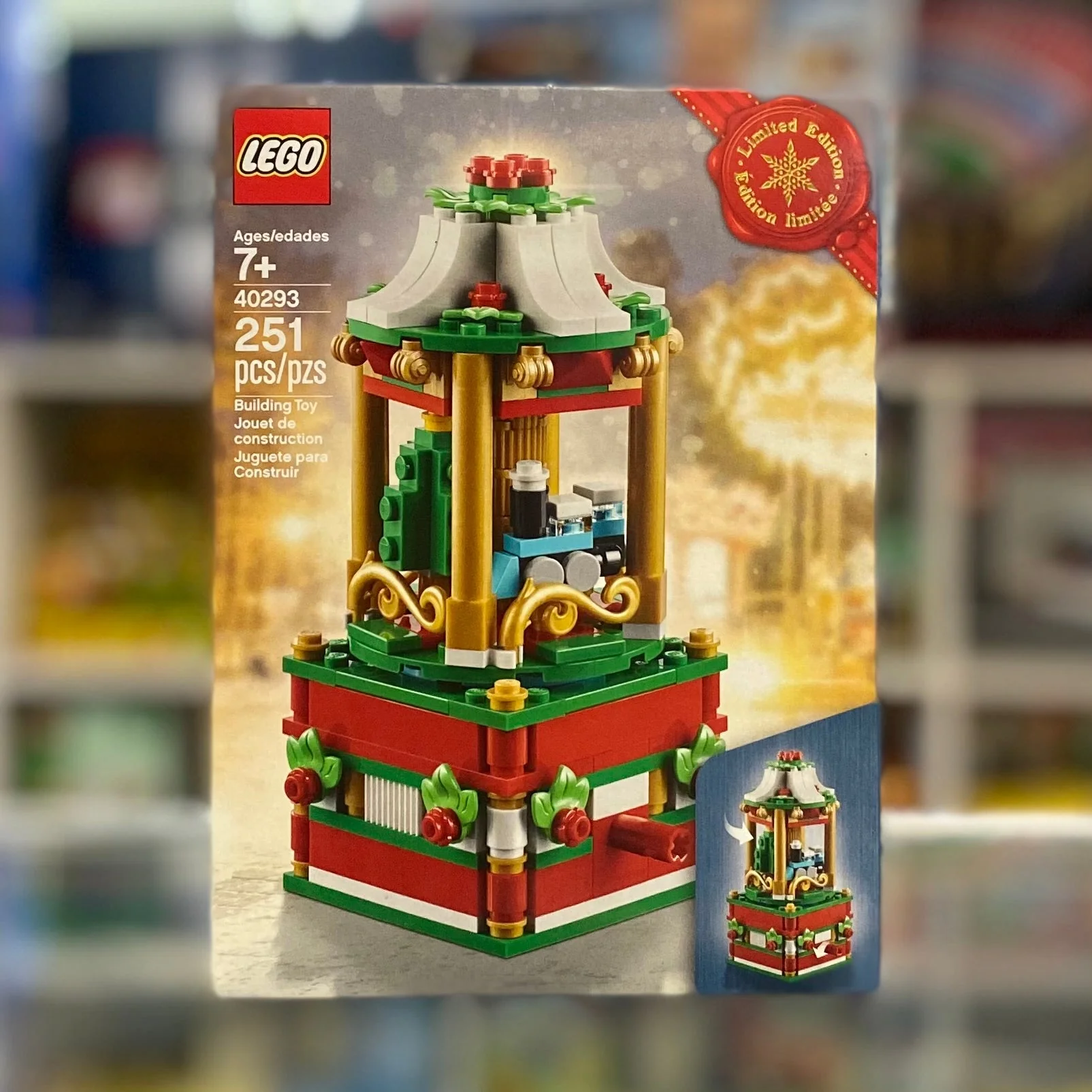 40293 - Christmas Carousel - EMPTY BOX ONLY