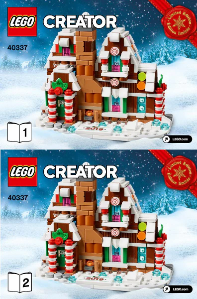 40337-Mini Gingerbread House - INSTRUCTIONS ONLY