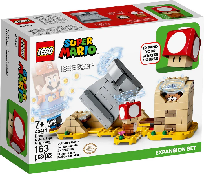 40414 - Monty Mole & Super Mushroom - Expansion Set - EMPTY BOX ONLY - Image 2