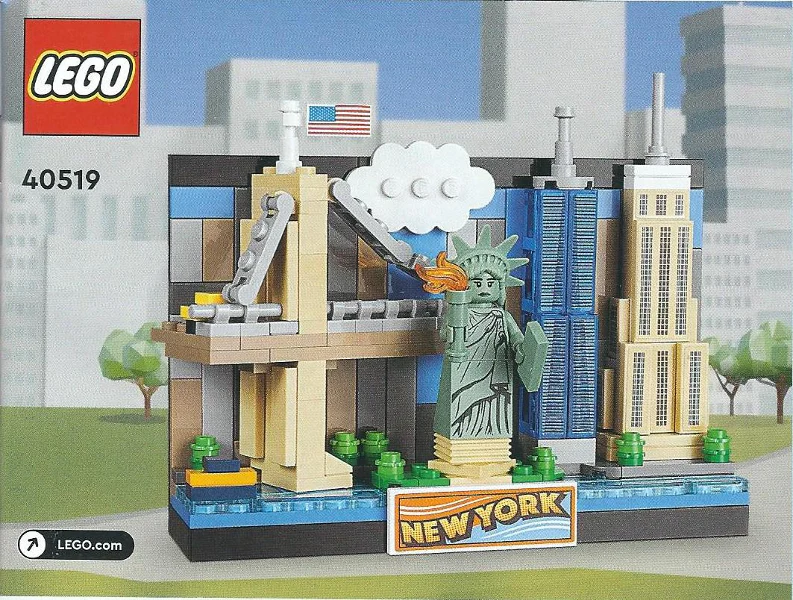 40519-New York Postcard - INSTRUCTIONS ONLY