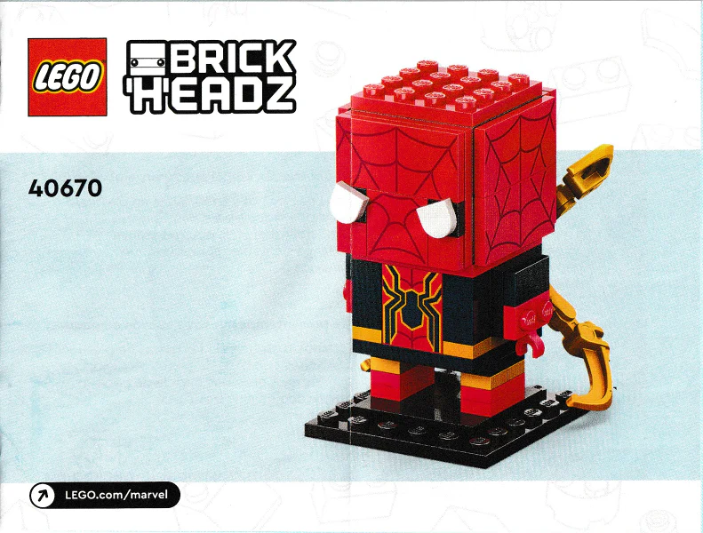 40670-Iron Spider - Man - INSTRUCTIONS ONLY