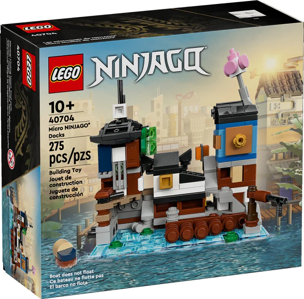 40704 - Micro Ninjago Docks - EMPTY BOX ONLY - Image 2