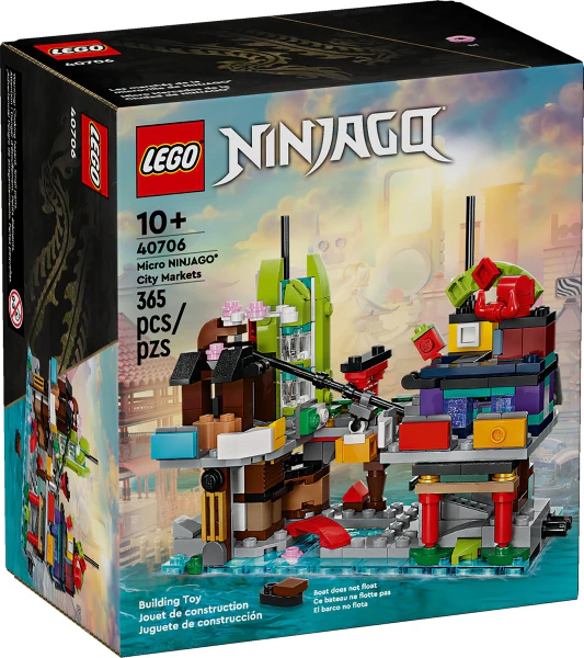 40706 - Micro Ninjago City Markets - EMPTY BOX ONLY - Image 2
