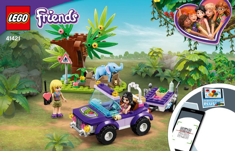 41421-Baby Elephant Jungle Rescue - INSTRUCTIONS ONLY