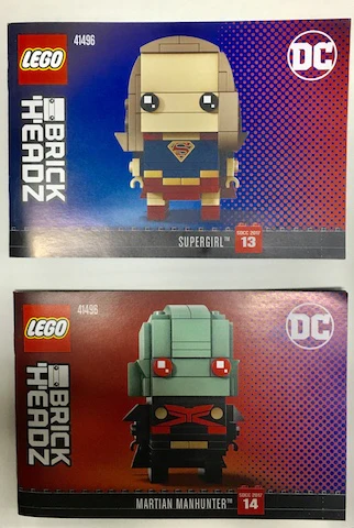 41496-Supergirl & Martian Manhunter - San Diego Comic - Con 2017 Exclusive - INSTRUCTIONS ONLY