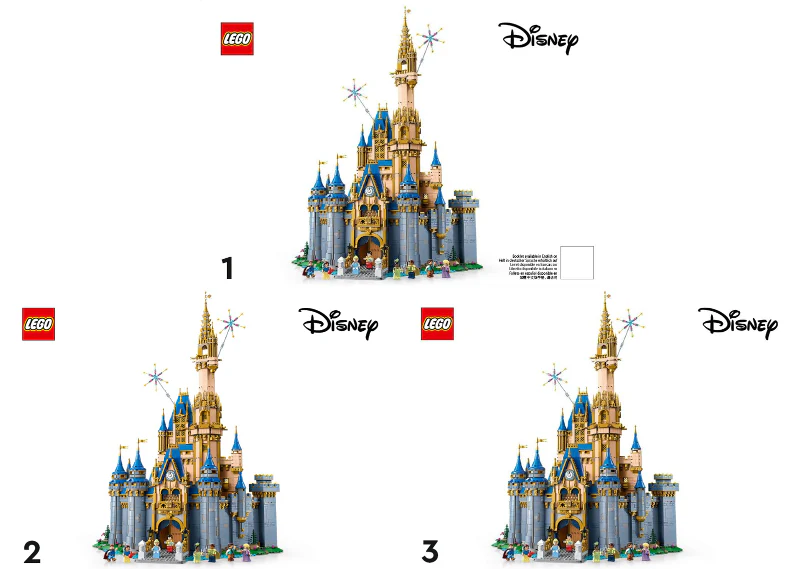43222-Disney Castle - INSTRUCTIONS ONLY