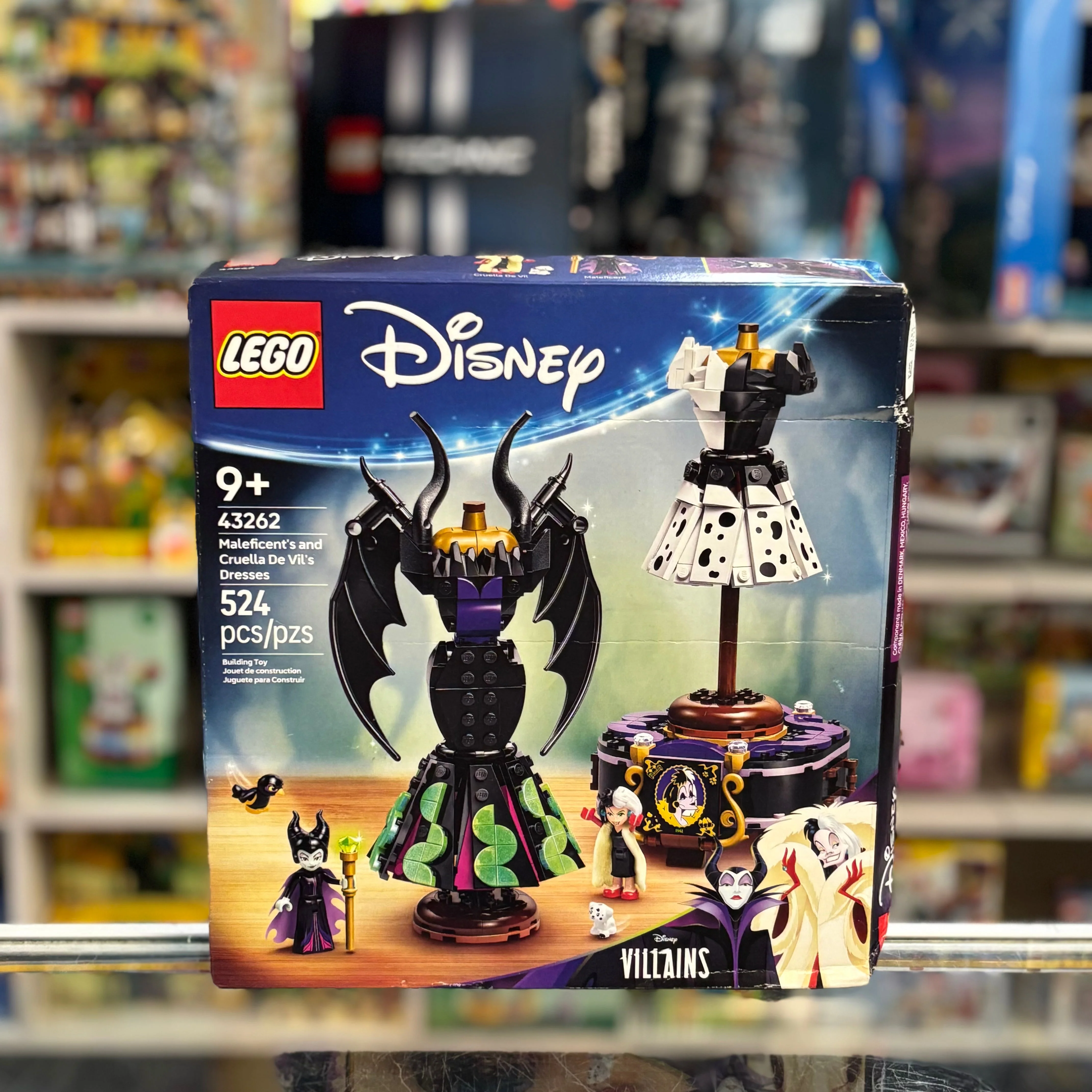 43262 - Maleficent's and Cruella De Vil's Dresses - EMPTY BOX ONLY
