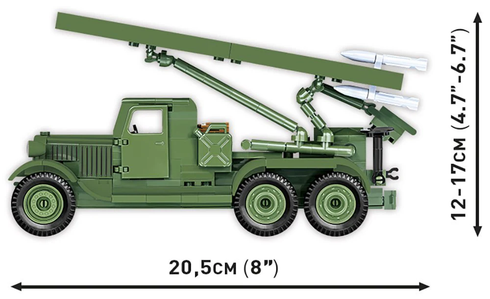 COBI BM-13 Katyusha (ZIS-6) Rocket Launcher: Set #2280 - Image 2