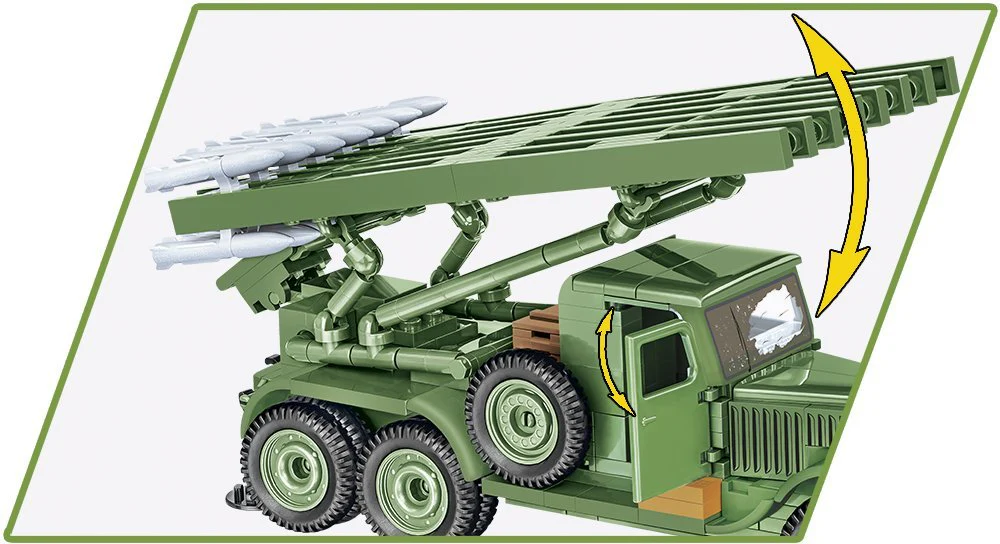 COBI BM-13 Katyusha (ZIS-6) Rocket Launcher: Set #2280 - Image 3