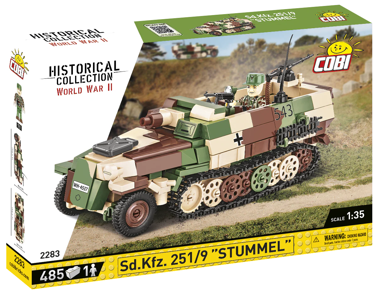 COBI Sd.Kfz. 251/9 "Stummel" Half-Track : Set #2283
