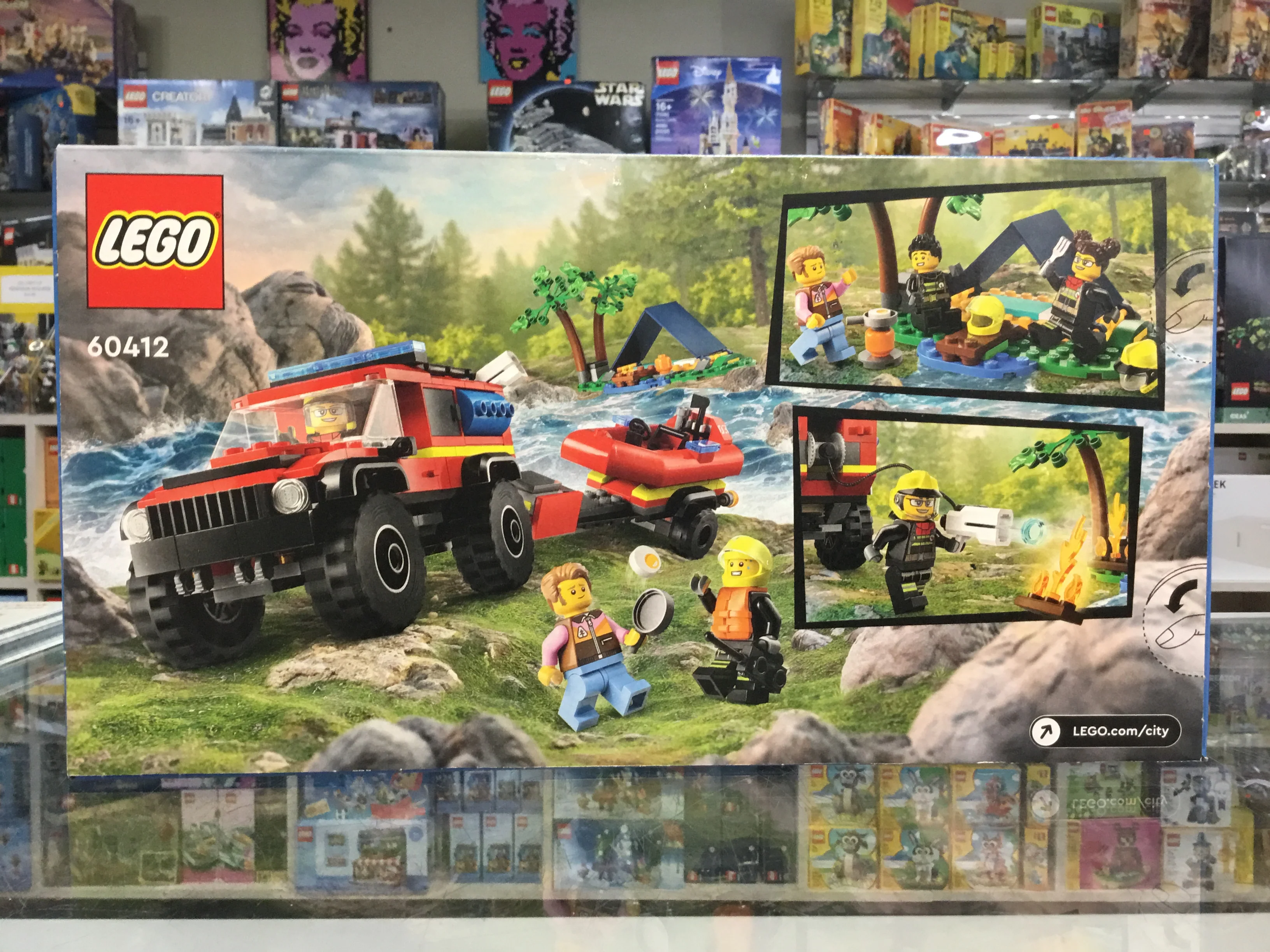 4x4 Fire Truck with Rescue Boat - 60412 - Image 2