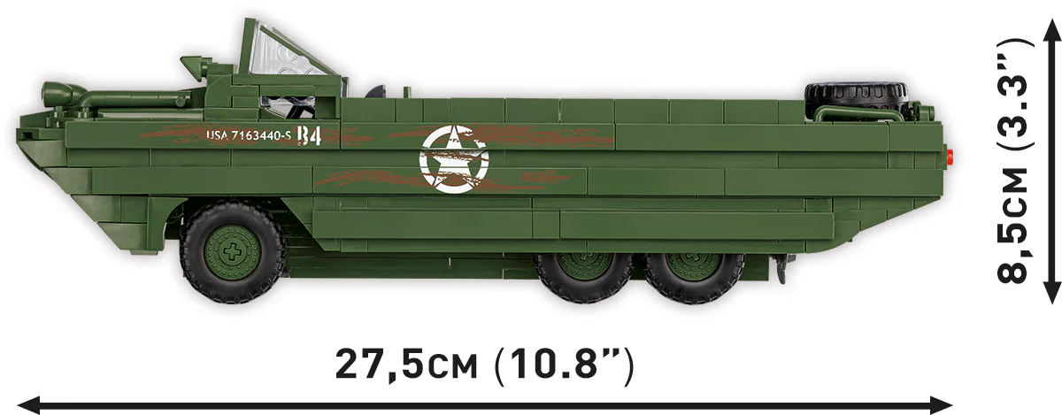COBI Dukw Amphibia Landing Vehicle: Set #3110 - Image 3