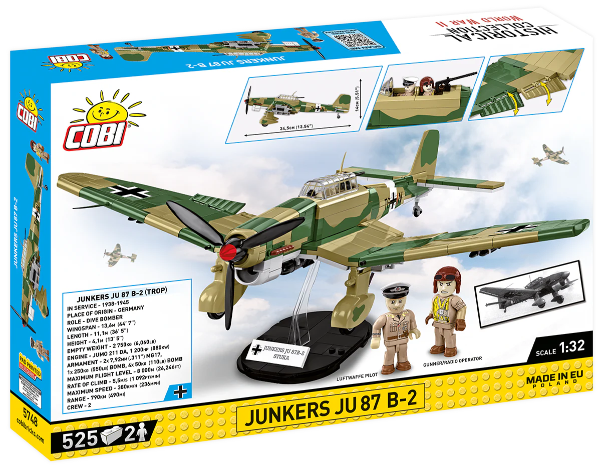 COBI Junkers JU 87 B-2 Dive Bomber : Set #5748 - Image 2