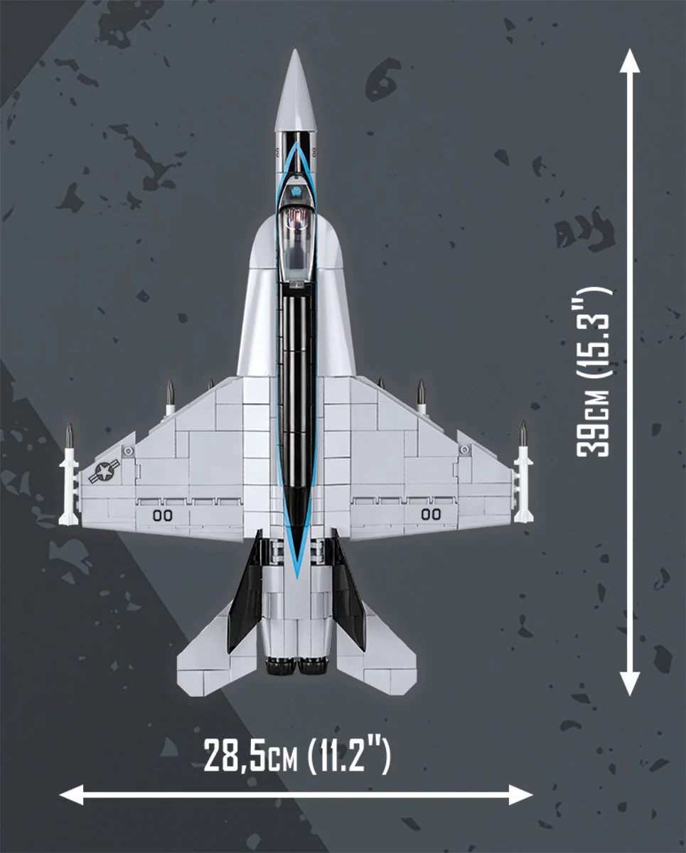 TOP GUN F/A-18E Super Hornet Jet, Version 2: COBI Set #5805A - Image 3