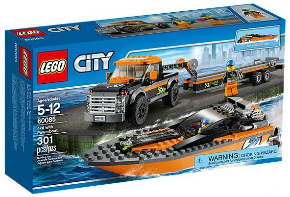 60085 - 4x4 with Powerboat - EMPTY BOX ONLY