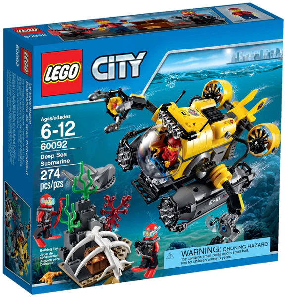 60092 - Deep Sea Submarine - EMPTY BOX ONLY - Image 2