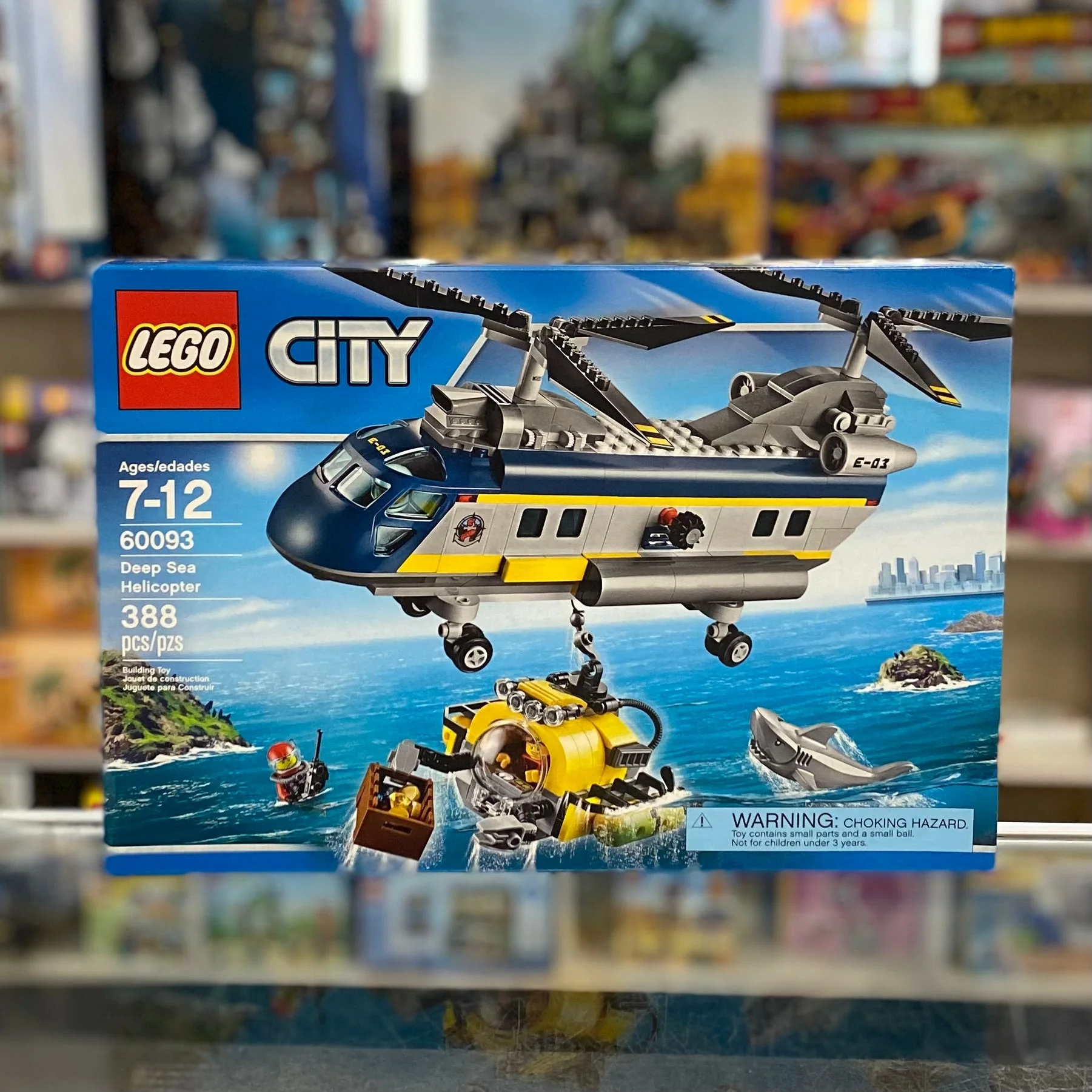 60093 - Deep Sea Helicopter - EMPTY BOX ONLY