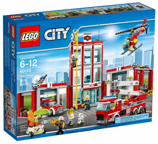 60110 - Fire Station - EMPTY BOX ONLY - Image 2