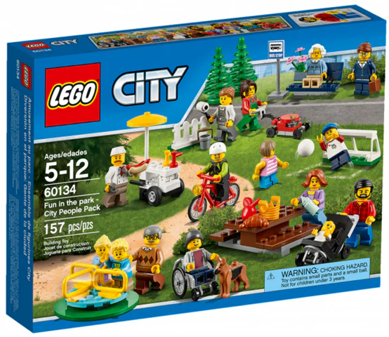 60134 - Fun in the park - City People Pack - EMPTY BOX ONLY - Image 2