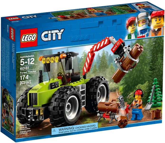 60181 - Forest Tractor - EMPTY BOX ONLY - Image 2