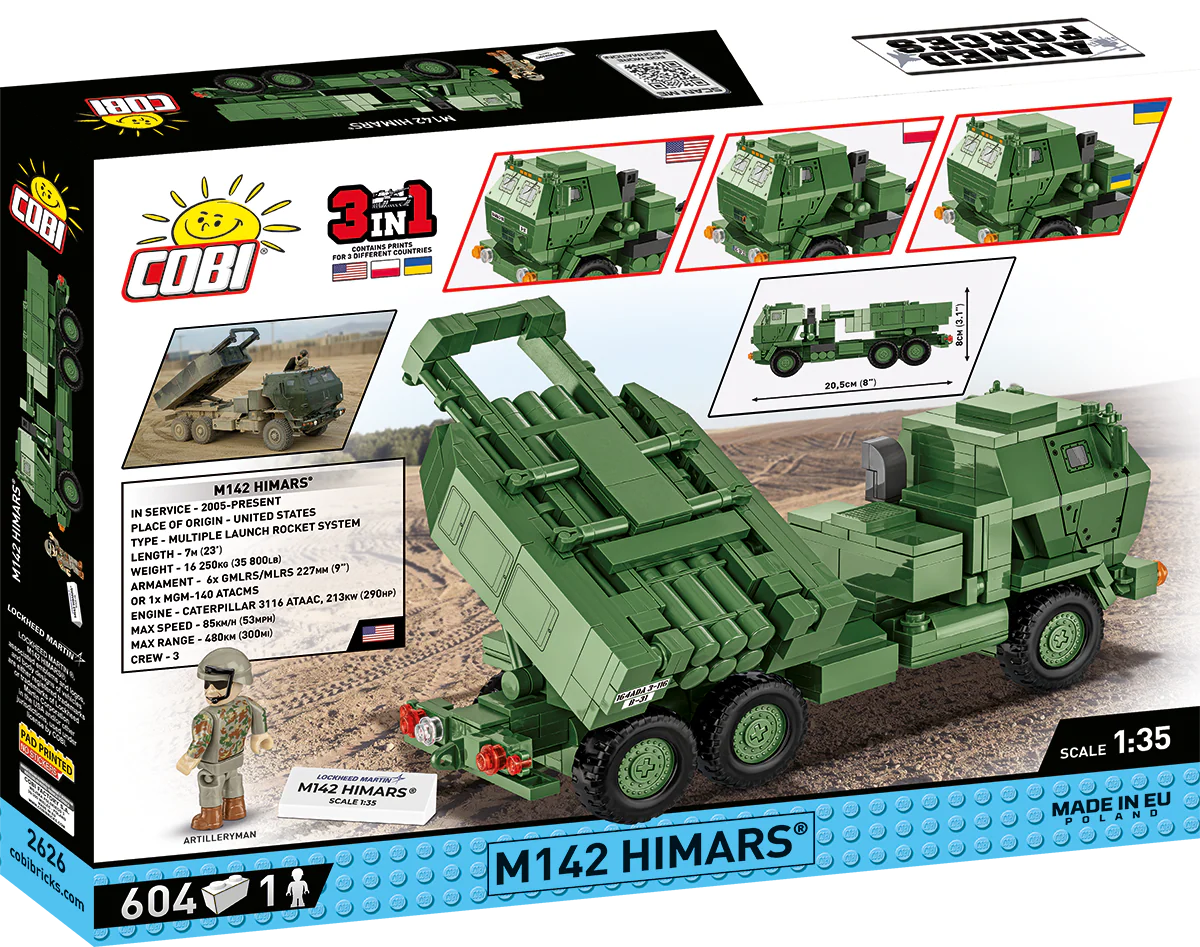 COBI M142 Himars Multiple Rocket Launcher: Set #2626 - Image 2