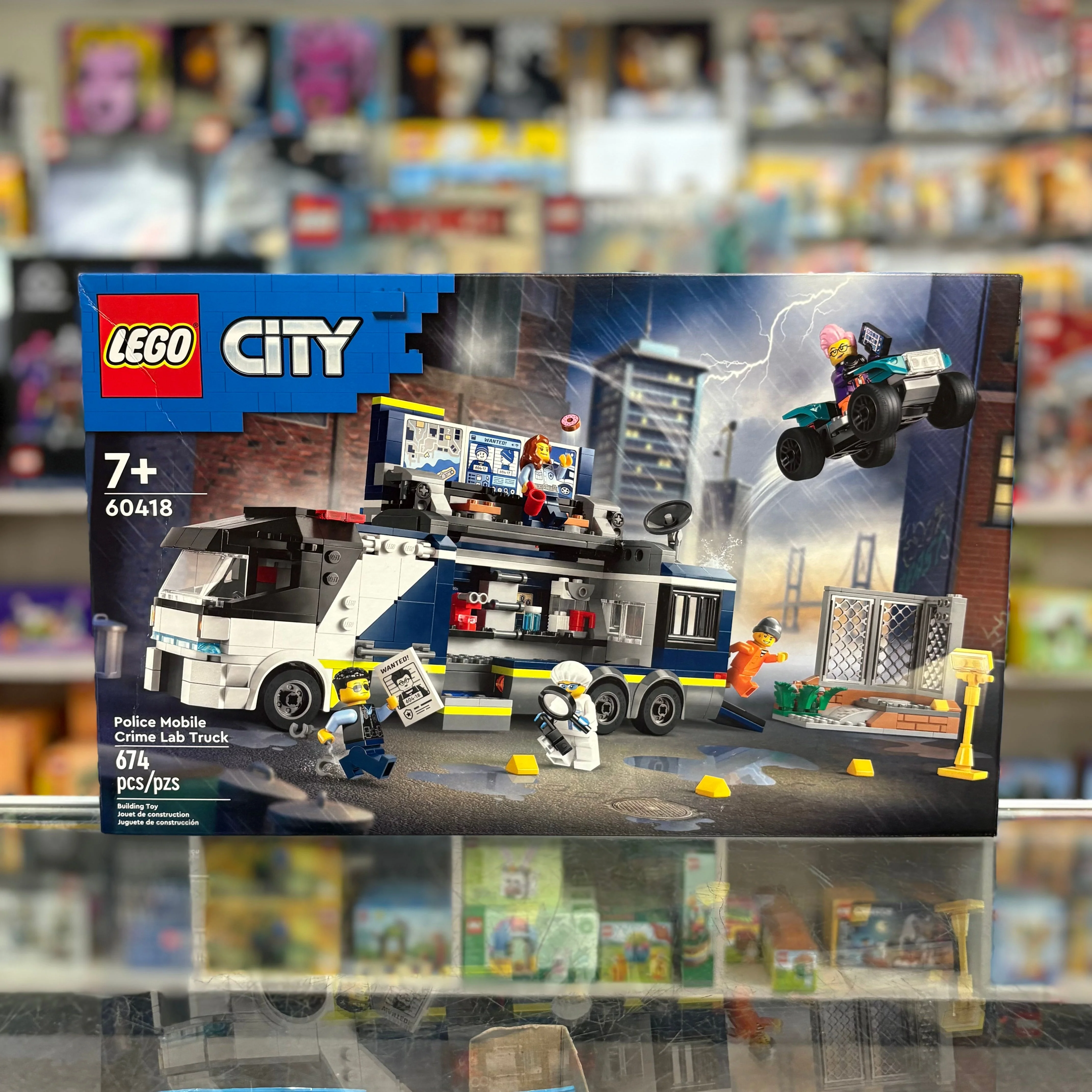 60418 - Police Mobile Crime Lab Truck - EMPTY BOX ONLY