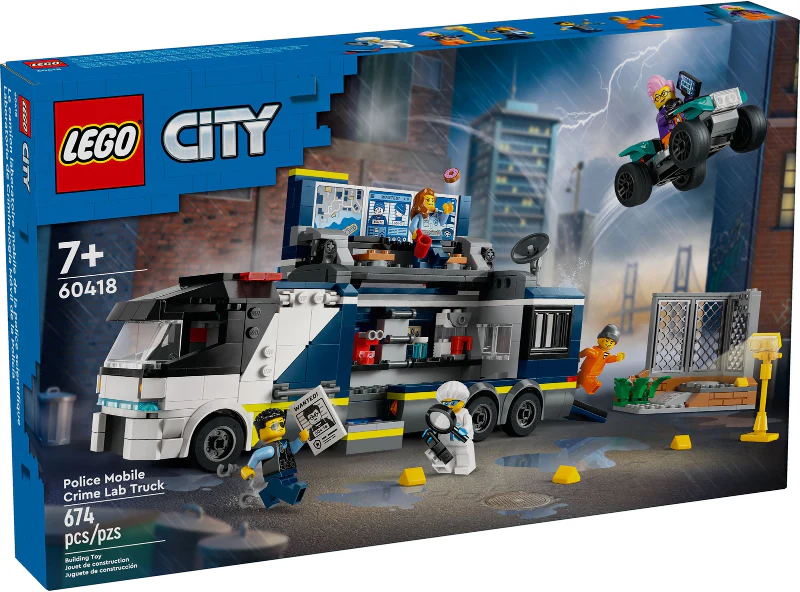 60418 - Police Mobile Crime Lab Truck - EMPTY BOX ONLY - Image 2