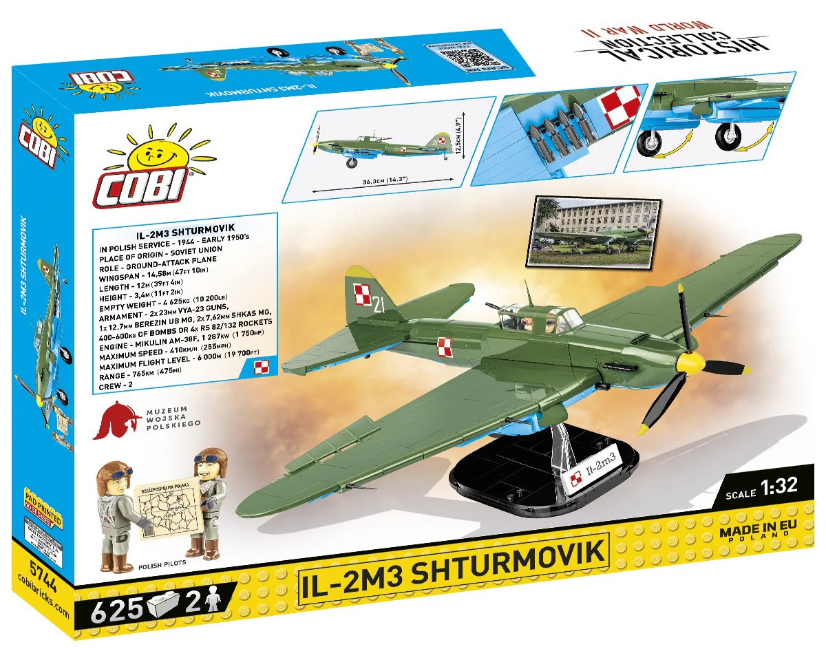 COBI IL-2M3 Shturmovik: Set #5744 - Image 2