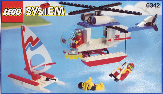 6342 - Beach Rescue Chopper - EMPTY BOX ONLY - Image 2