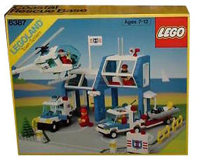 6387 - Coastal Rescue Base - EMPTY BOX ONLY