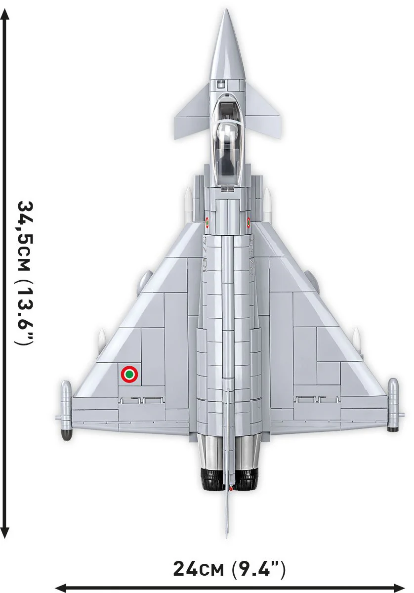 COBI Eurofighter F2000 Typhoon Fighter (Italy) : Set #5849 - Image 3