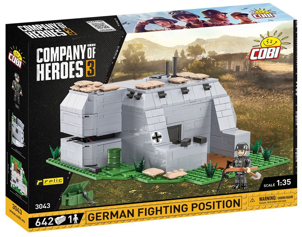 COBI COMPANY OF HEROES 3 German Fighting Position: Set #3043