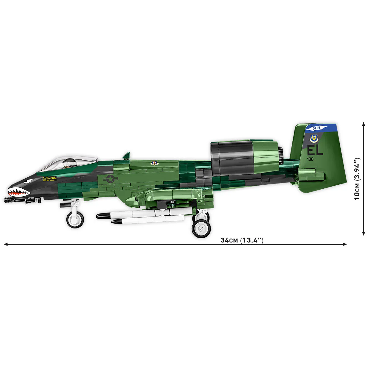 A-10 Thunderbolt II Warthog Attack Aircraft: COBI Set #5856 - Image 10