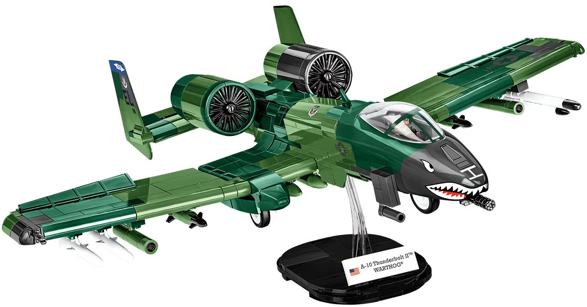 A-10 Thunderbolt II Warthog Attack Aircraft: COBI Set #5856 - Image 2