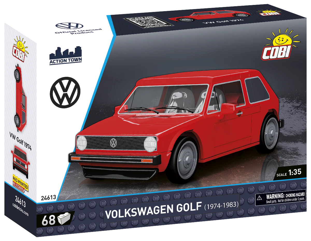 COBI Volkswagen Golf (1974-1983) Red Car: Set #24613