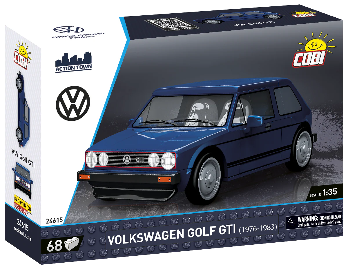 COBI Volkswagen Golf GTI (1974-1983) Blue Car: Set #24615
