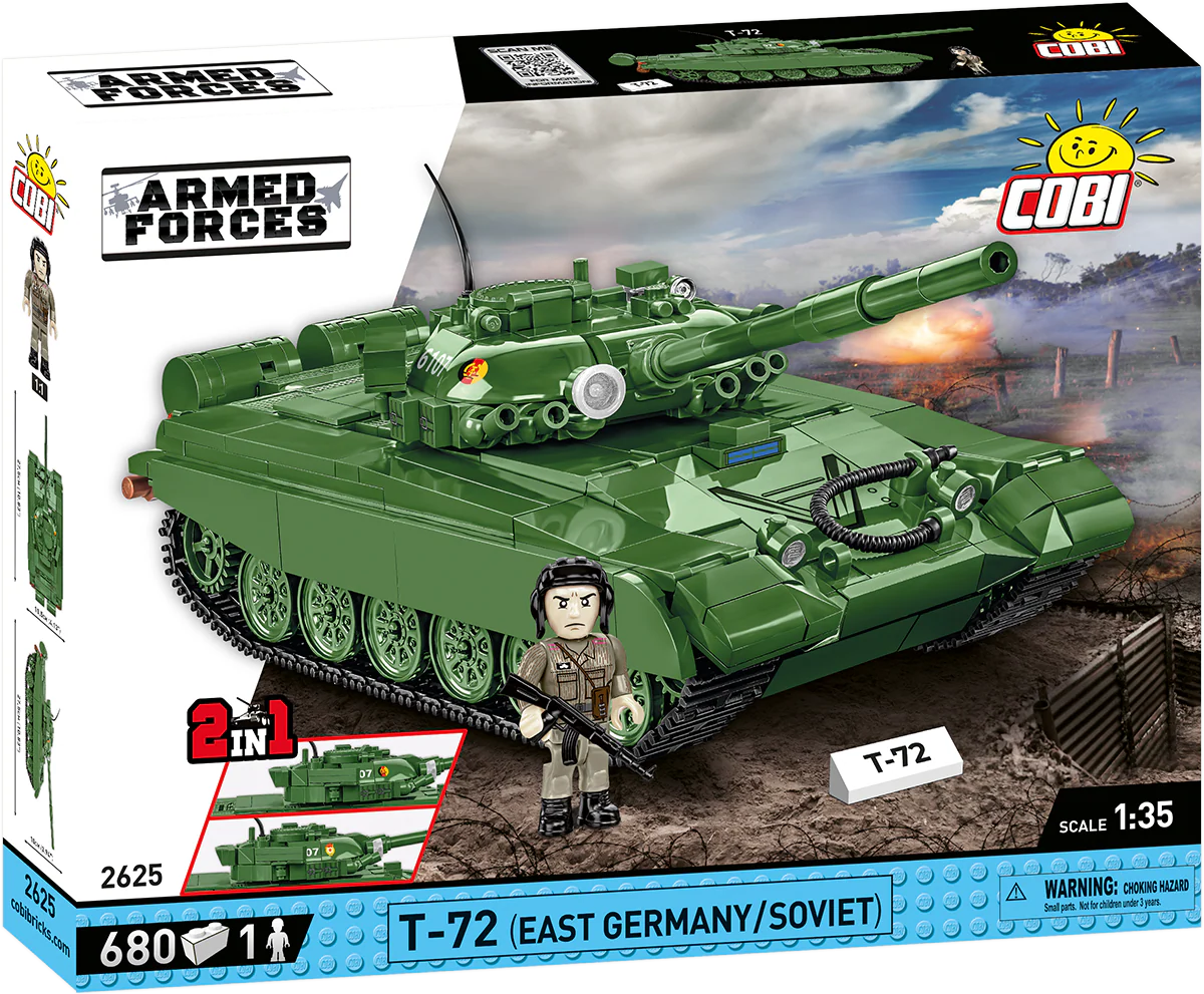 COBI T-72 (East Germany/Soviet) Tank : Set #2625