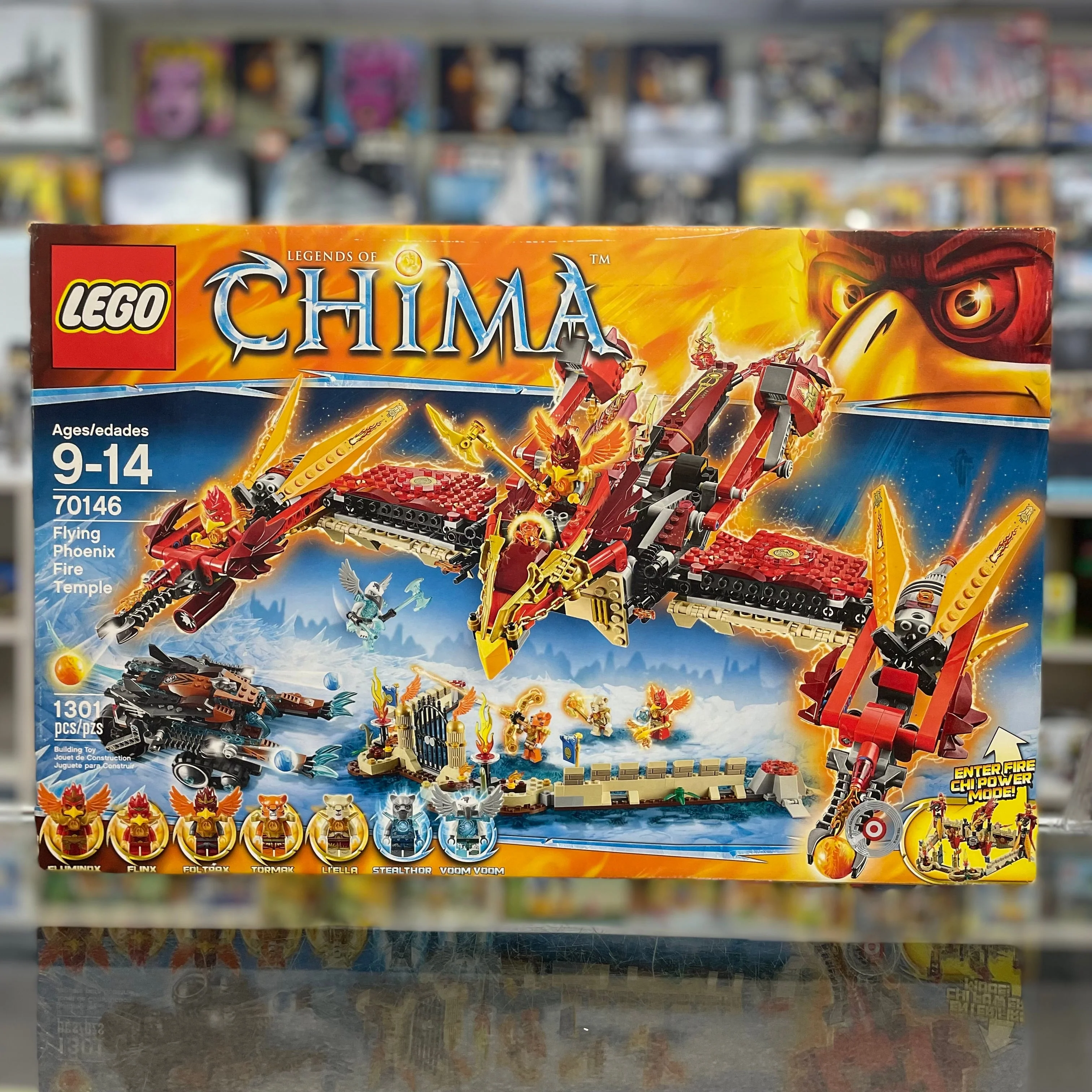 70146 - Flying Phoenix Fire Temple - EMPTY BOX ONLY