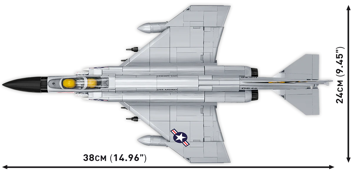 COBI F-4 Phantom II Jet Fighter: Set #5897 - Image 3