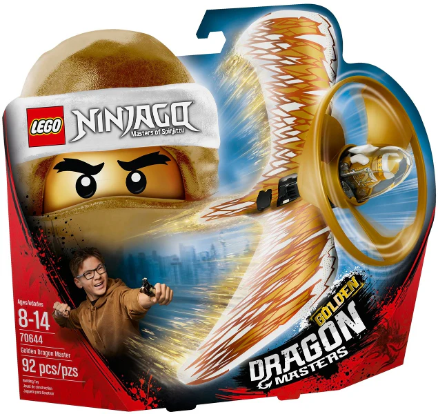 70644 - Golden Dragon Master - EMPTY BOX ONLY - Image 2