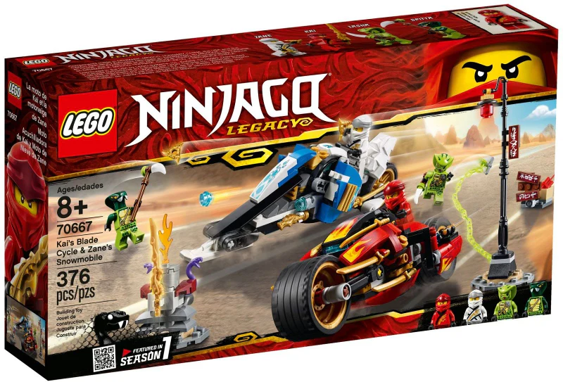 70667 - Kai's Blade Cycle & Zane's Snowmobile - EMPTY BOX ONLY - Image 2