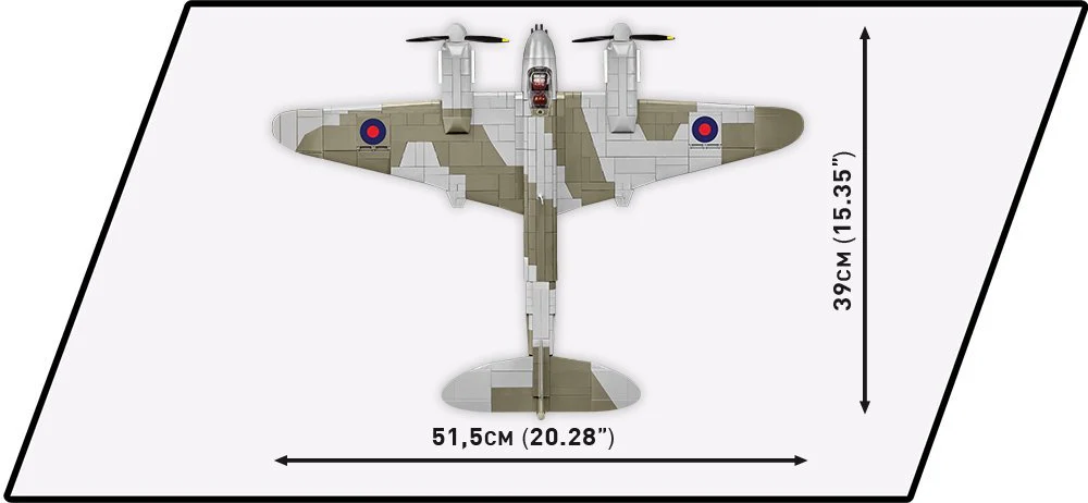 COBI De Havilland DH-98 Mosquito: Set #5735 - Image 3