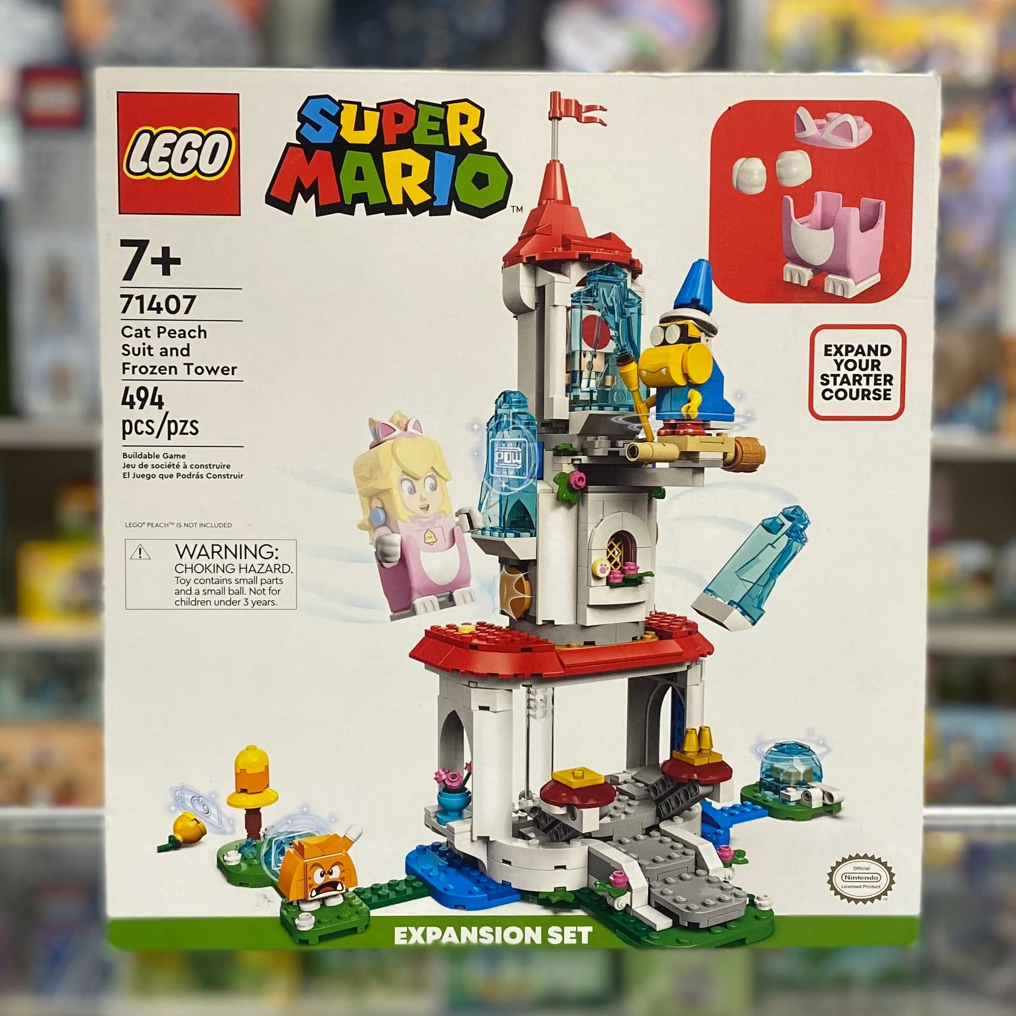 71407 - Cat Peach Suit and Frozen Tower - EMPTY BOX ONLY
