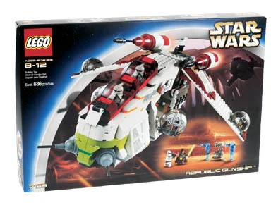 7163 - Republic Gunship - EMPTY BOX ONLY - Image 2