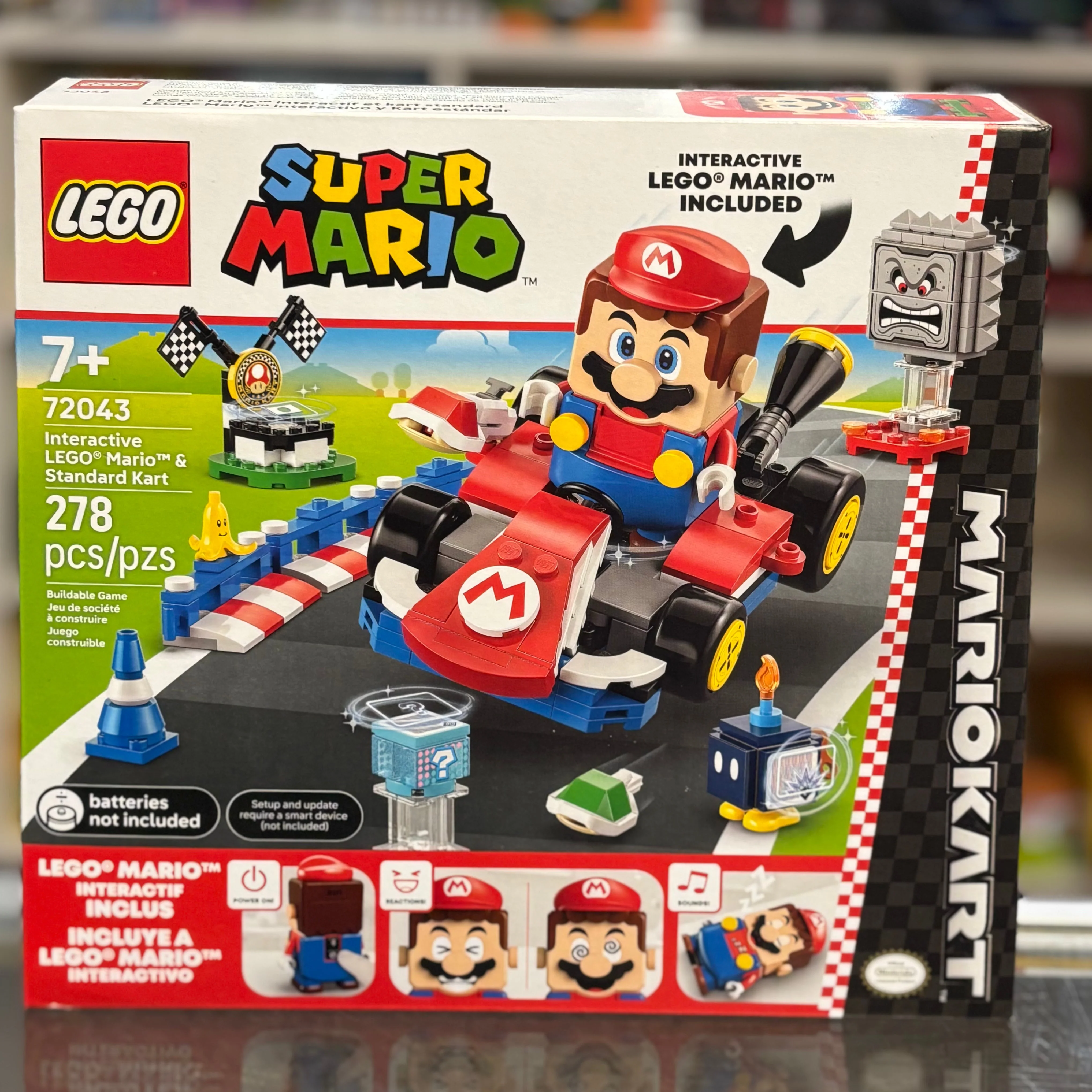 72043 - Interactive LEGO Mario & Standard Kart - EMPTY BOX ONLY