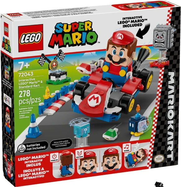 72043 - Interactive LEGO Mario & Standard Kart - EMPTY BOX ONLY - Image 2