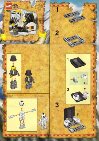 7409-Secret of the Tomb - INSTRUCTIONS ONLY