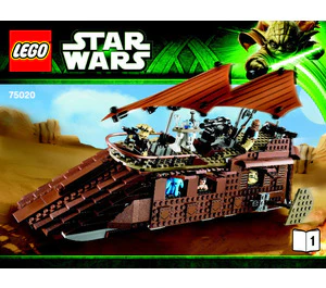 75020-Jabba's Sail Barge - INSTRUCTIONS ONLY