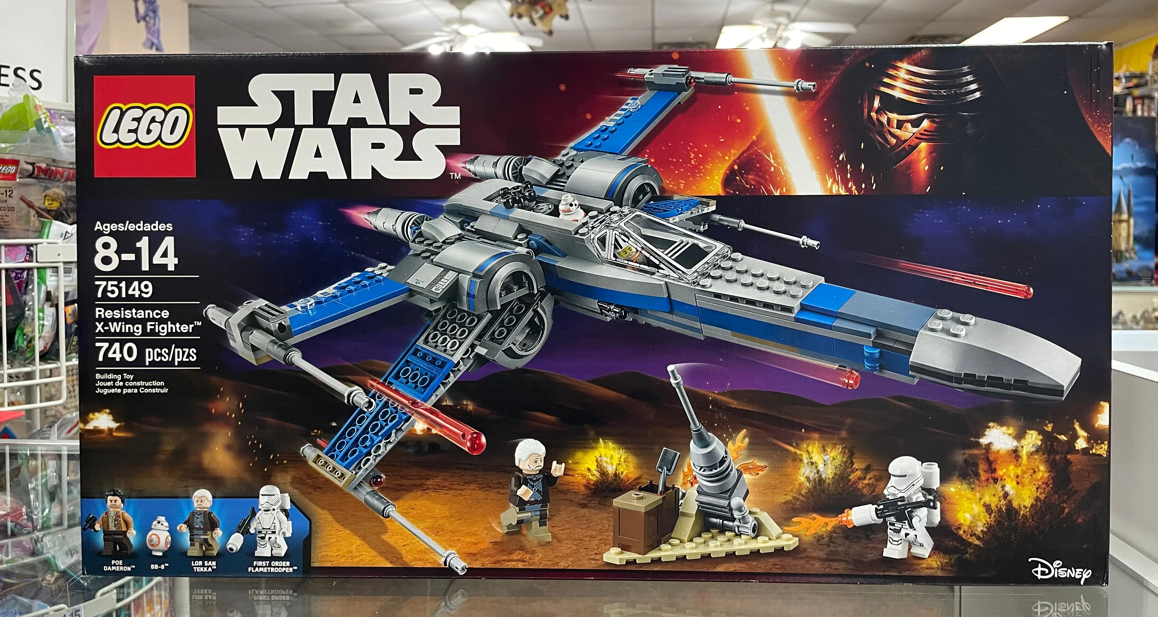 75149 - Resistance X-Wing Fighter - EMPTY BOX ONLY
