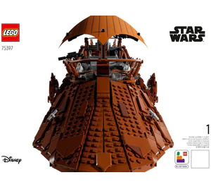 75397-Jabba's Sail Barge - INSTRUCTIONS ONLY